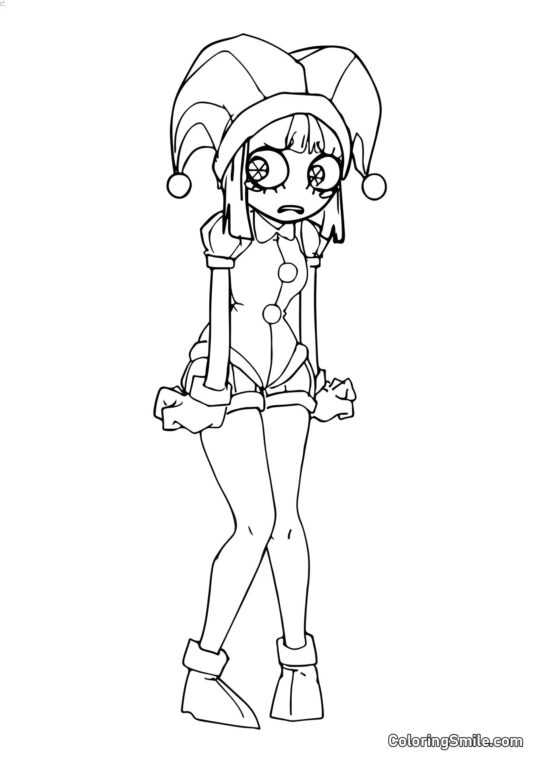 Помні у стилі аніме - Розмальовка