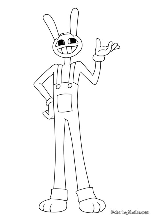 Джекси в повний зріст - Розмальовка