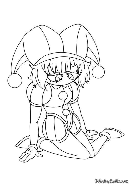 Помні, що сидить на колінах - Розмальовка