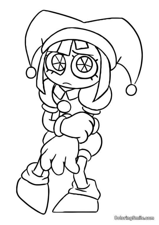 Помні – новачок у цифровому колі - Розмальовка