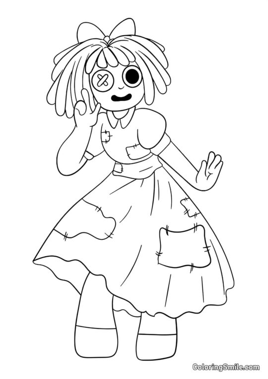 Оптимістична Рагата - Розмальовка