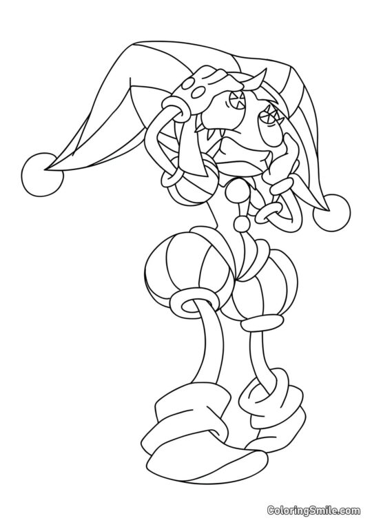 Налякана Помні - Розмальовка