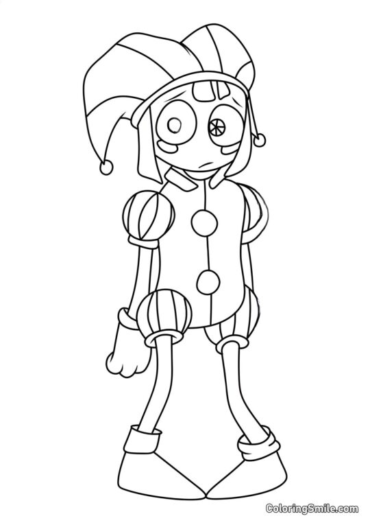 Озадачена Помні - Розмальовка