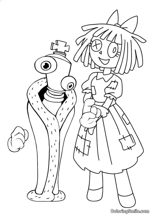 Кораловий та Рагата - Розмальовка