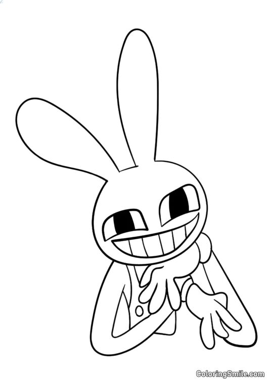 Джекси з цифрового кола - Розмальовка