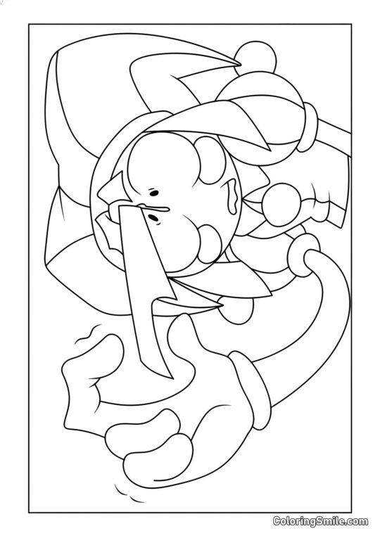 Помні з ножем у голові - Розмальовка