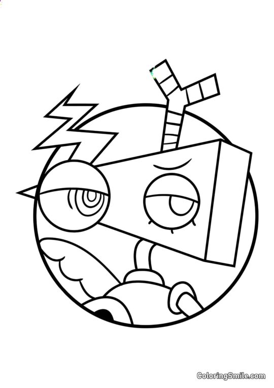 Портрет Зубла - Розмальовка