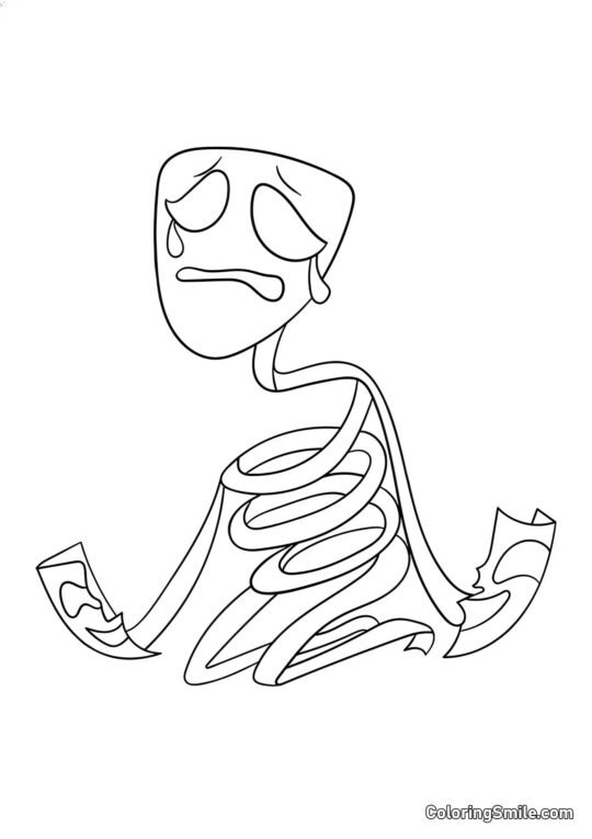 Заплакана Гангл - Розмальовка