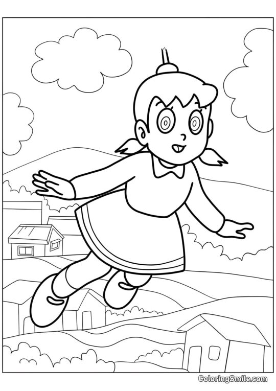 Шизука Мінамо - Розмальовка