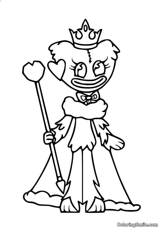 Королева Кісі Місі - Розмальовка