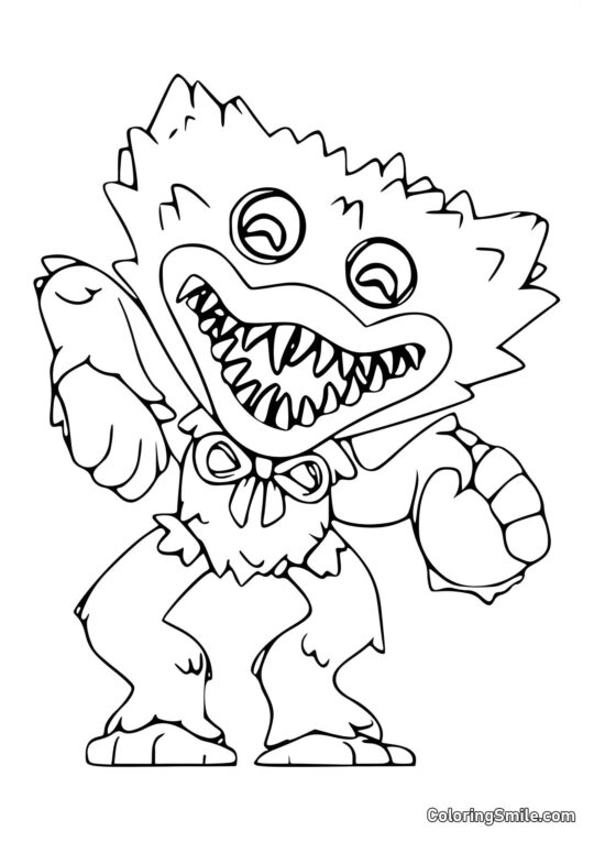 Ігровий Хаггі Ваггі - Розмальовка