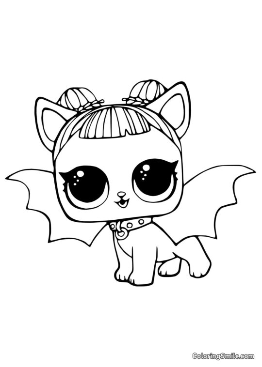 LOL кошеня цуценя Опівніч - Розмальовка
