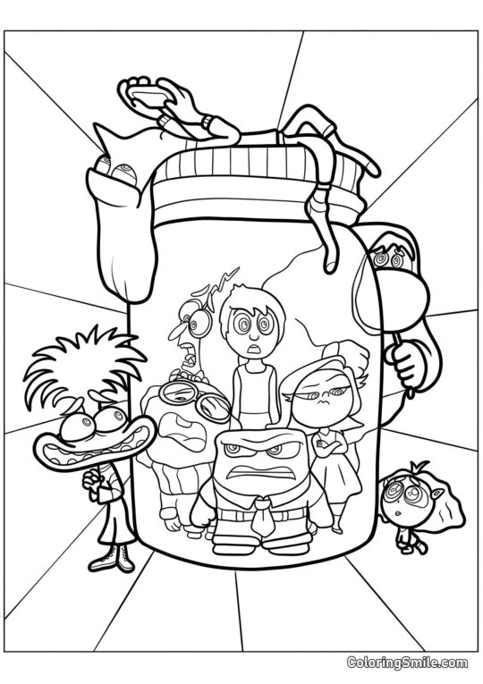 Нові емоції, що заховали старі Нові емоції, що заховали старі - Розмальовка