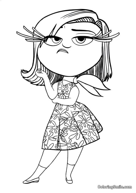 Елегантна Емоція Огиду Елегантна Емоція Огиду - Розмальовка