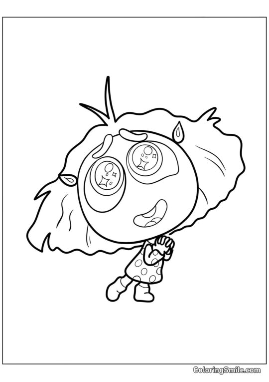 Мила Емоція Заздрість Мила Емоція Заздрість - Розмальовка