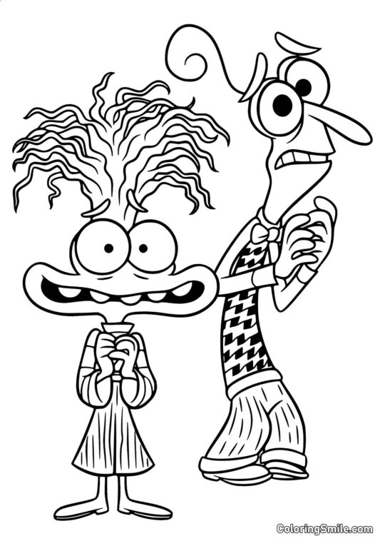 Тривога і Страх з Усередині та Ззовні 2 Тривога і Страх з Усередині та Ззовні 2 - Розмальовка