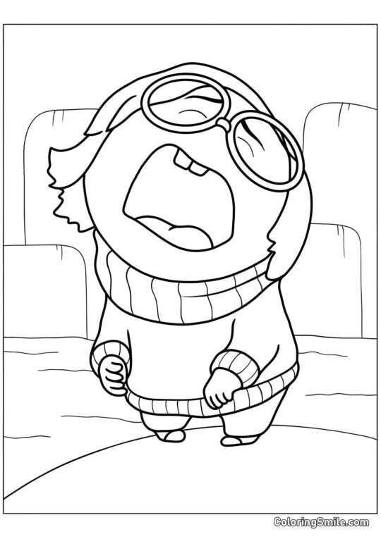 Чутлива Емоція Сум Чутлива Емоція Сум - Розмальовка