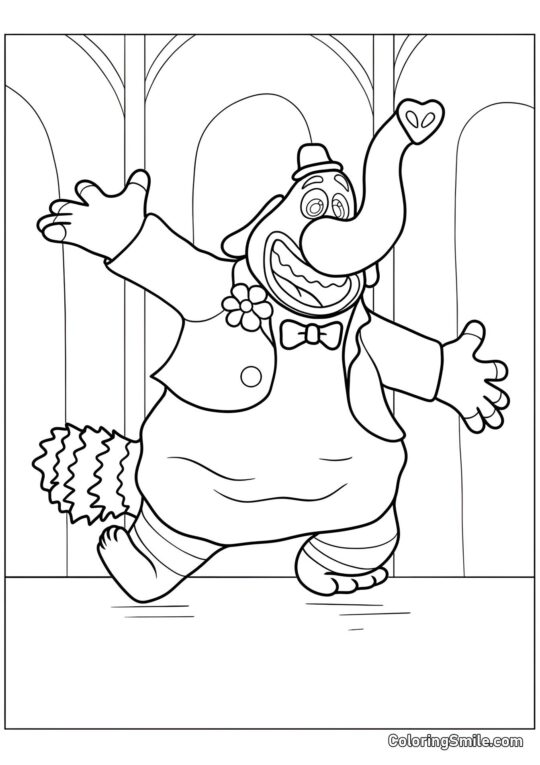 Бінг Бонг з Усередині та Ззовні Бінг Бонг з Усередині та Ззовні - Розмальовка