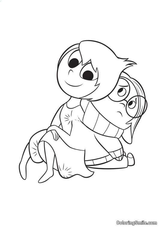 Радість і Сум Радість і Сум - Розмальовка