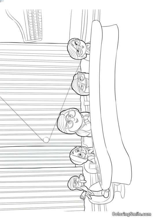 Голоси в голові Голоси в голові - Розмальовка