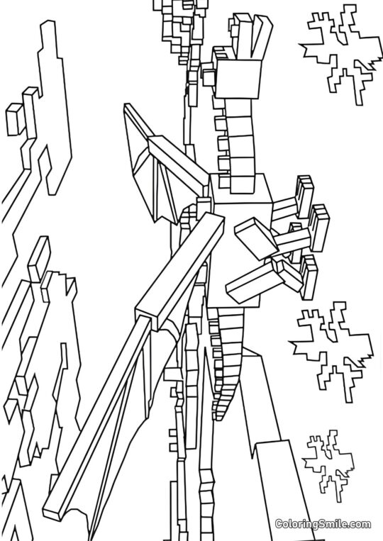 Дракон Кінця - Розмальовка
