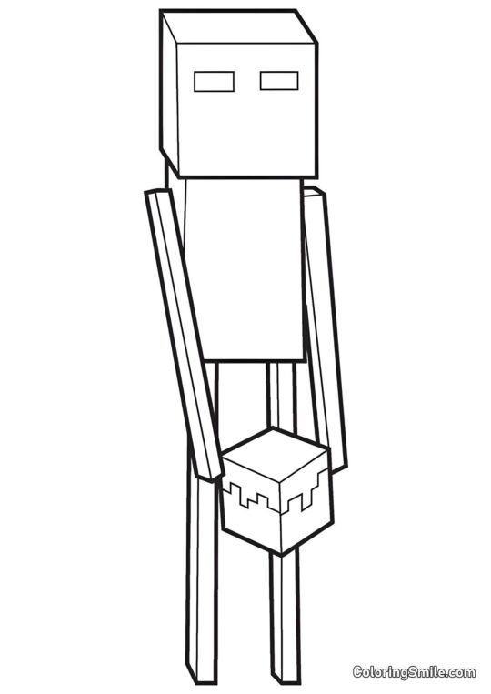 Ендермен - Розмальовка