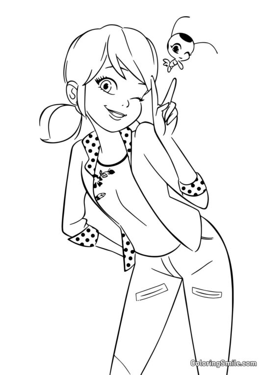 Марінет Дюпен-Ченг з Квамі - Розмальовка