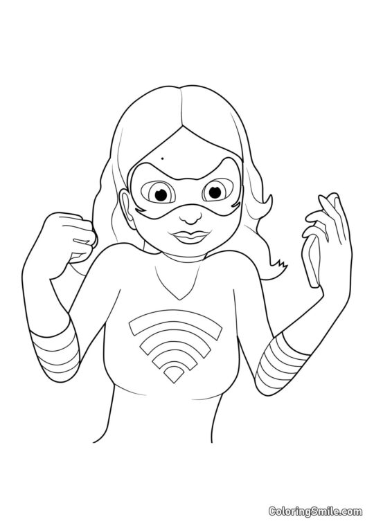 Аля як Леді Вайфай - Розмальовка