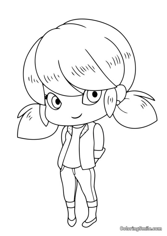 Маленька Марінет Дюпен-Ченг - Розмальовка