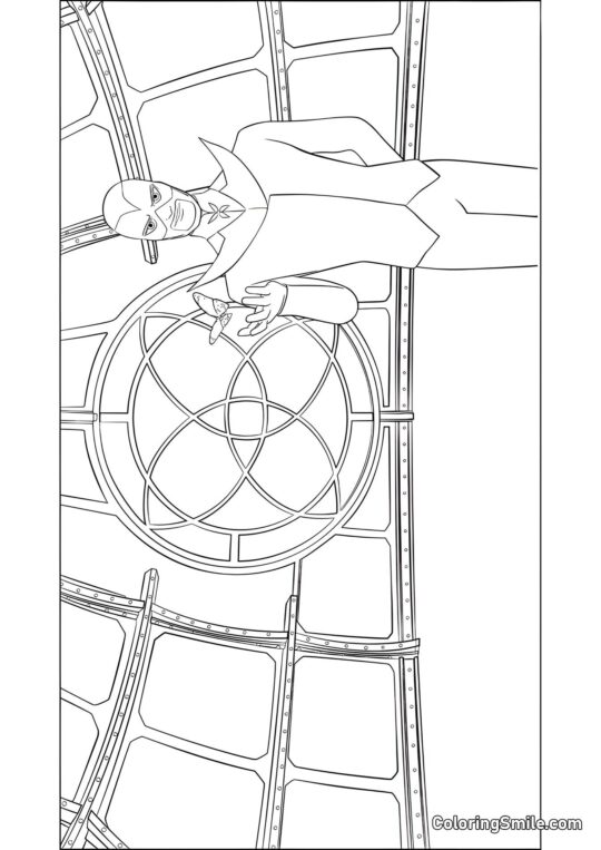 Голубине Мотяга випускає Акаму - Розмальовка