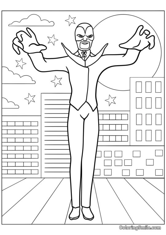 Злий Голубине Мотяга - Розмальовка