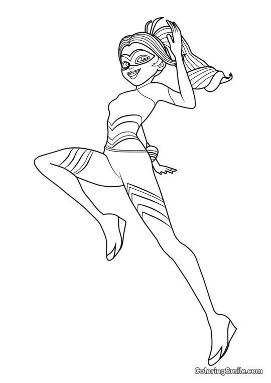 Королева Бджола з Сонечка - Розмальовка