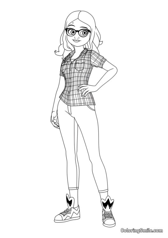 Аля Сезер в повний зріст - Розмальовка