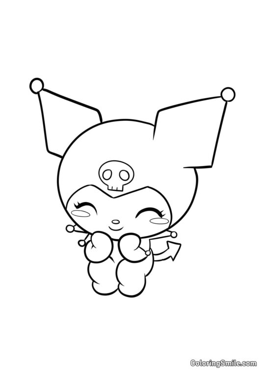 Куромі соромиться - Розмальовка