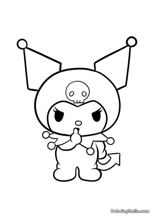 Куромі просить тиші - Розмальовка