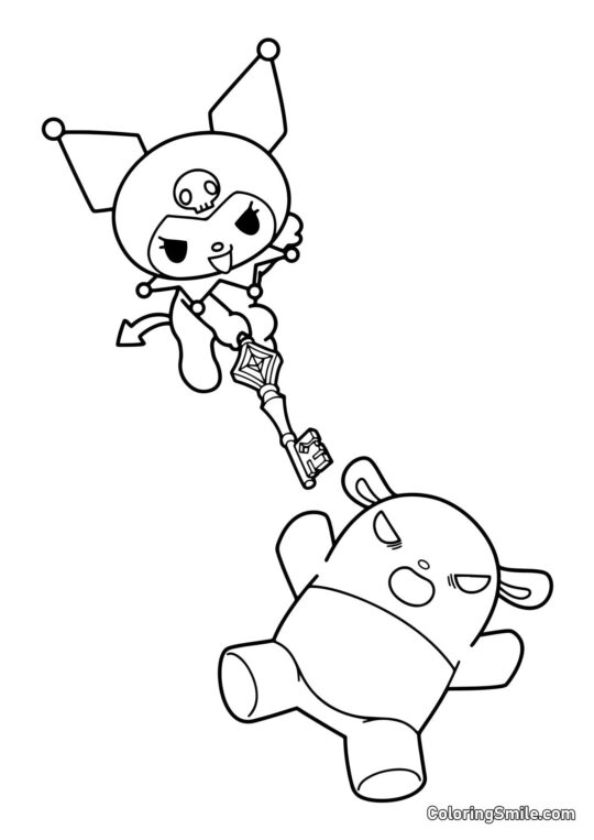 Куромі та Баку - Розмальовка