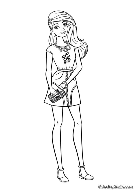 Барбі в Лос-Анджелесі - Розмальовка