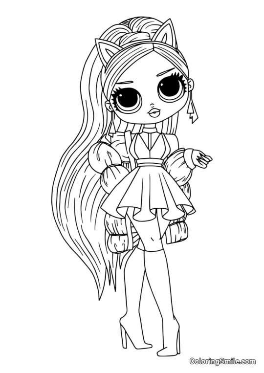 LOL OMG Старша Сестра Мурр - Розмальовка