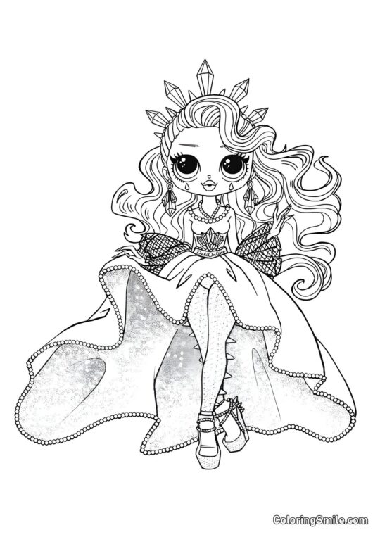 LOL OMG Кришталева Зірка - Розмальовка