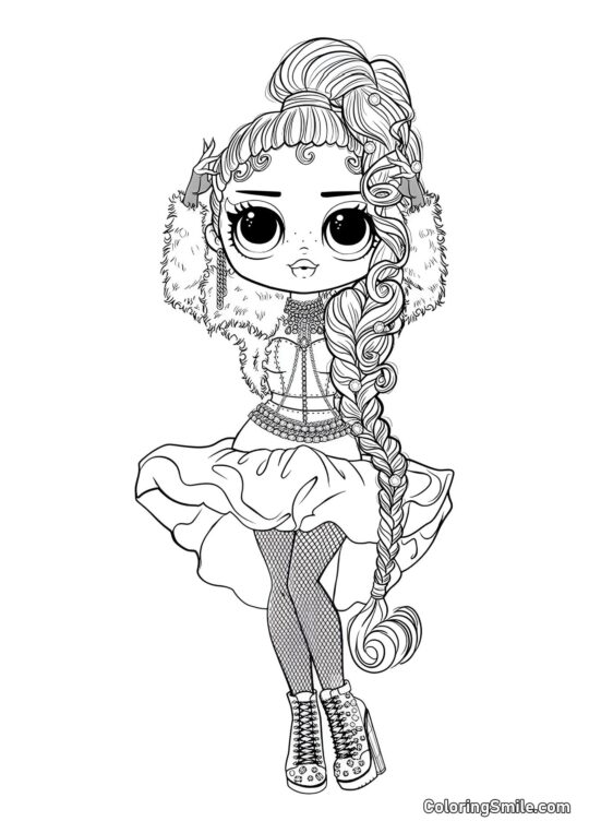LOL OMG Богиня Подіуму - Розмальовка
