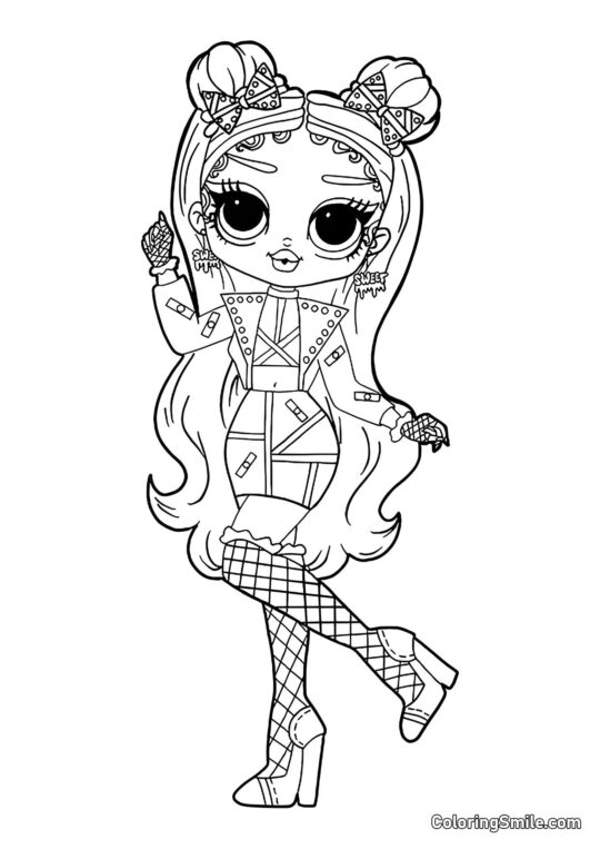 LOL OMG Бонні - Розмальовка