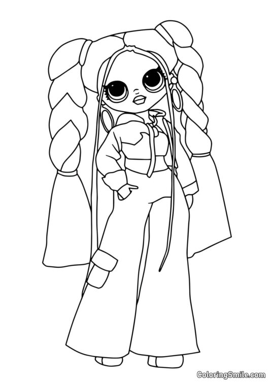 Ганіліс LOL OMG Ремікс - Розмальовка