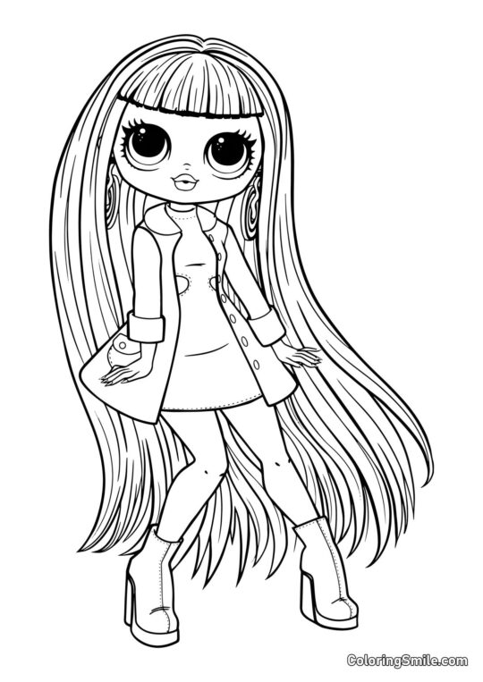 Грув Бейб LOL OMG Неон - Розмальовка