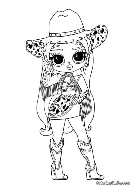 LOL OMG Розкішна Люкс - Розмальовка