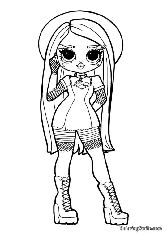 LOL OMG Маленька Відьма Вітчі Бебі - Розмальовка