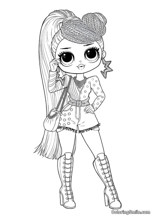 LOL OMG Міс Незалежність - Розмальовка