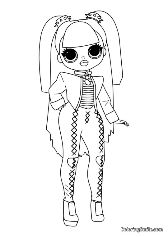 Гарячий LOL OMG Танок - Розмальовка