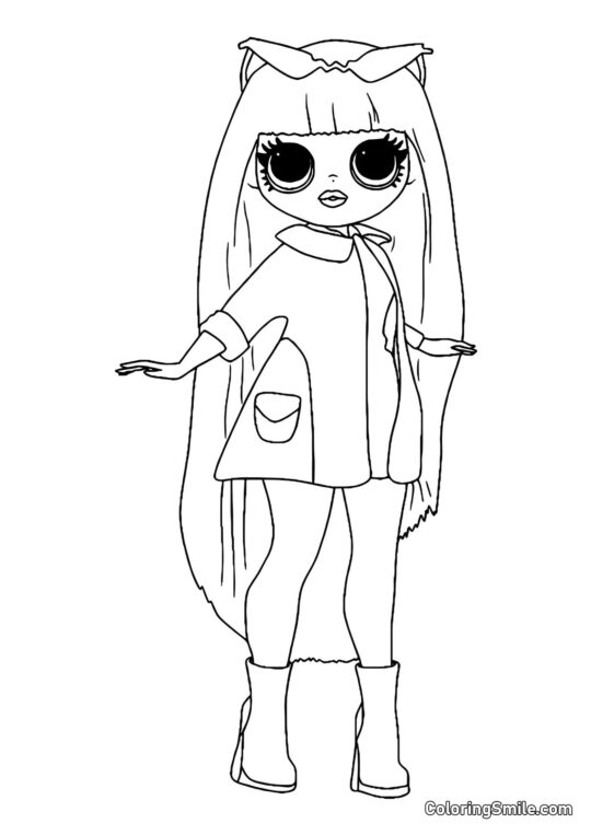LOL OMG Заводна Бебі Грув - Розмальовка