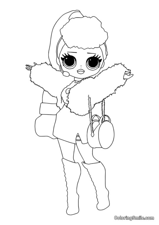 LOL OMG Старша Сестра Леді Діва - Розмальовка