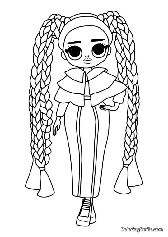 LOL OMG Старша Сестра Блиск - Розмальовка